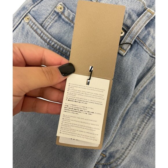 Massimo Dutti Womens Jeans EU 38 US 6 Straight Leg Blue High rise 5051/852 NWT - Picture 6 of 16